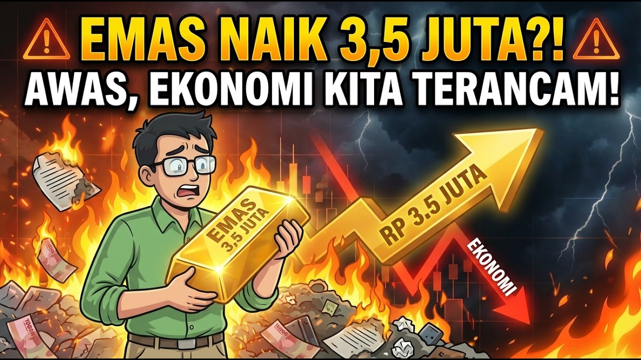 Jika Emas Tembus Rp3,5 Juta!? Peringatan Keras untuk Ekonomi Indonesia
