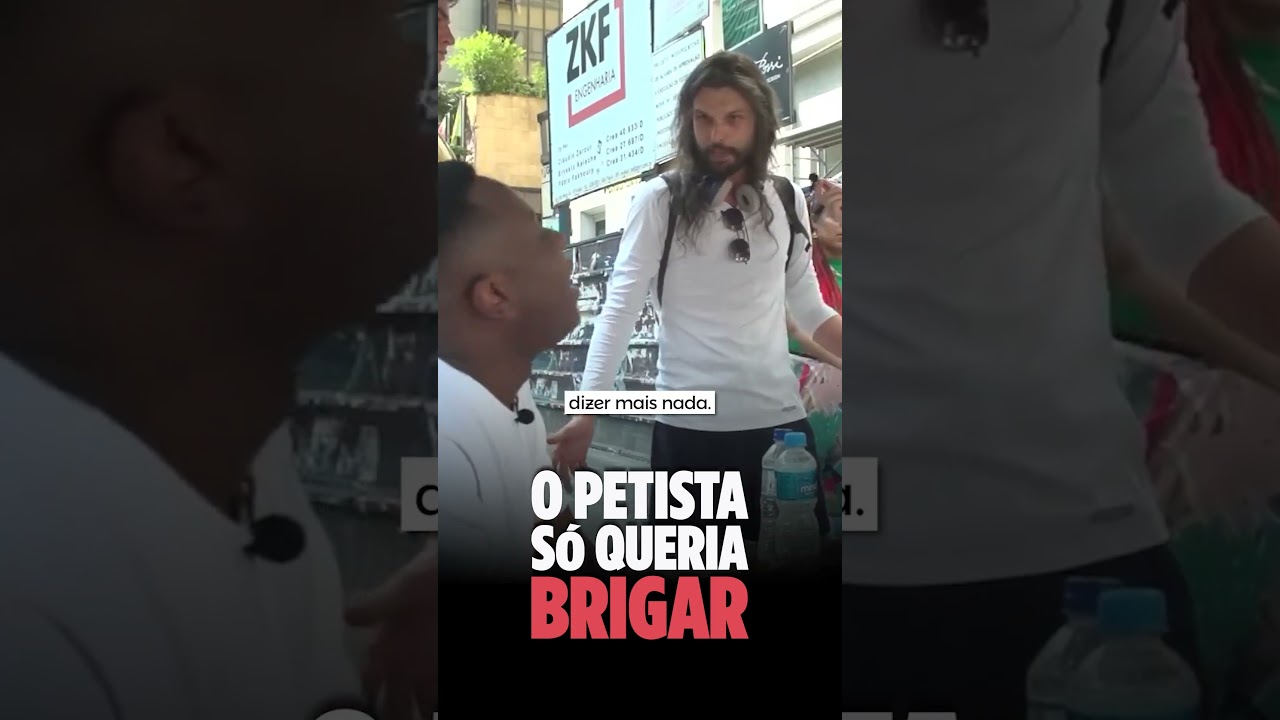 O PETISTA S&Oacute; QUERIA BRIGAR - veja no que deu! | #GutoZacarias #Viral