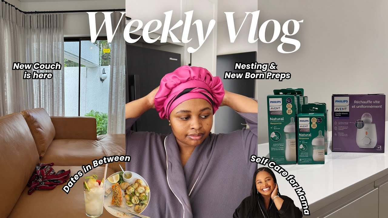Weekly Vlog | Mama needed Self Care, New Born Preps, Nesting, New Couch & Selling my Furniture