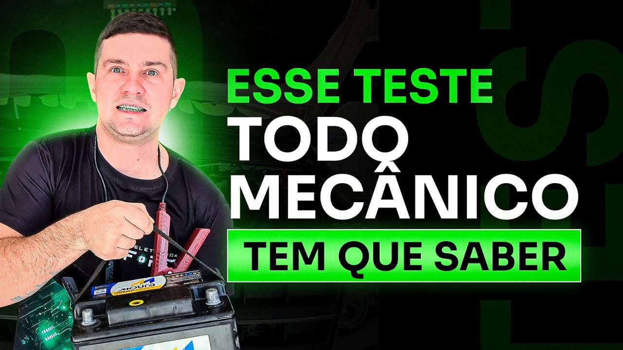 Teste de bateria que TODO mecânico precisa saber!