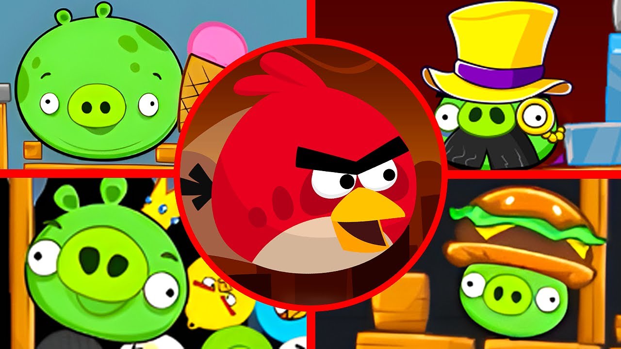 Angry Birds Commercials (1.2.0) - All Bosses (Boss Fight)