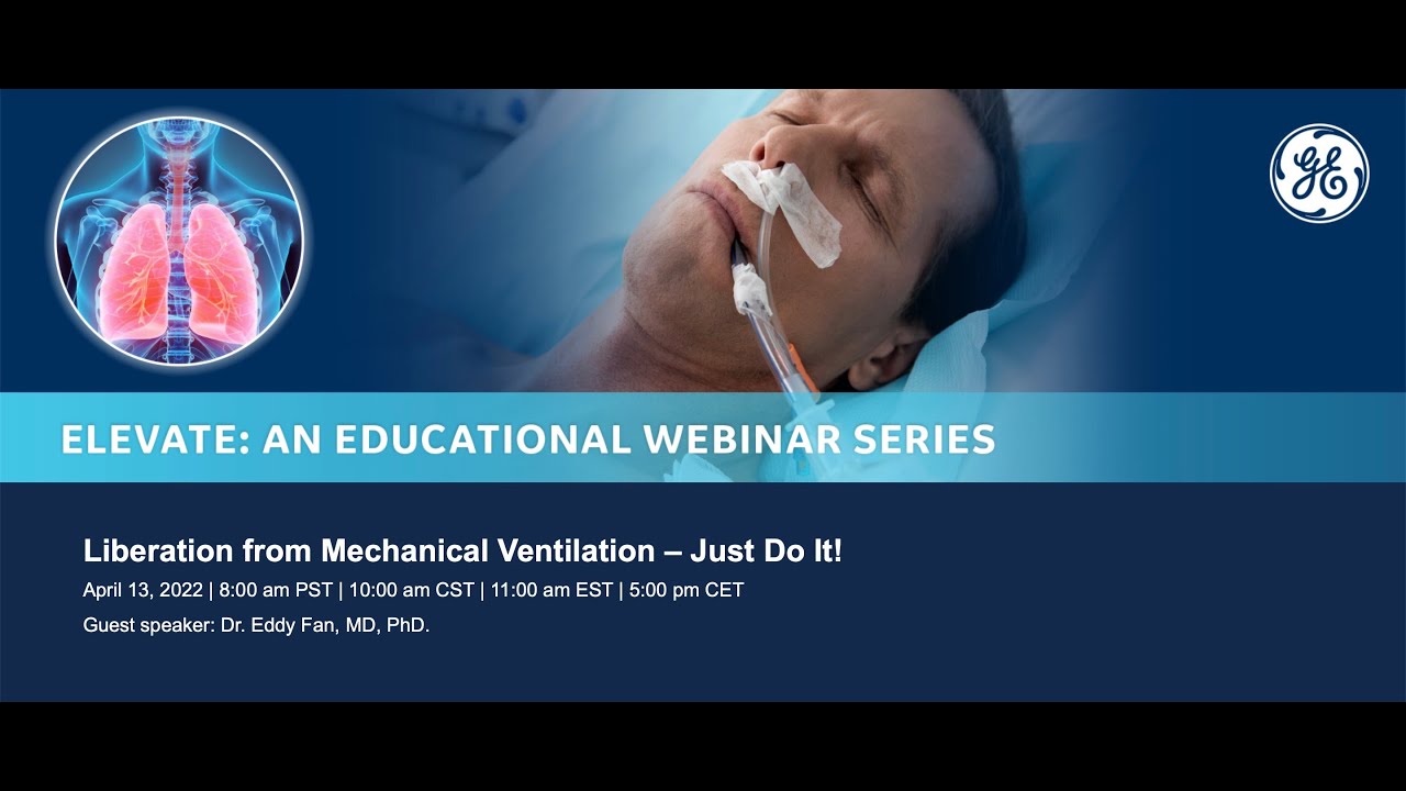 Webinar - Vai trò của HỖ TRỢ HÔ HẤP KHÔNG XÂM LẤN trong cai thở máy và thông khí sau rút ống NKQ
