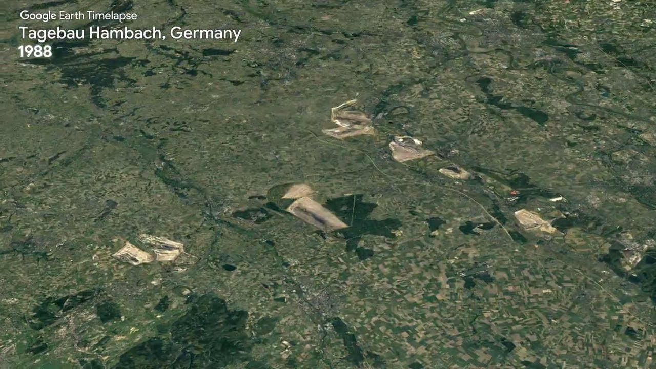 Tagebau Hambach, Germany - Earth Timelapse