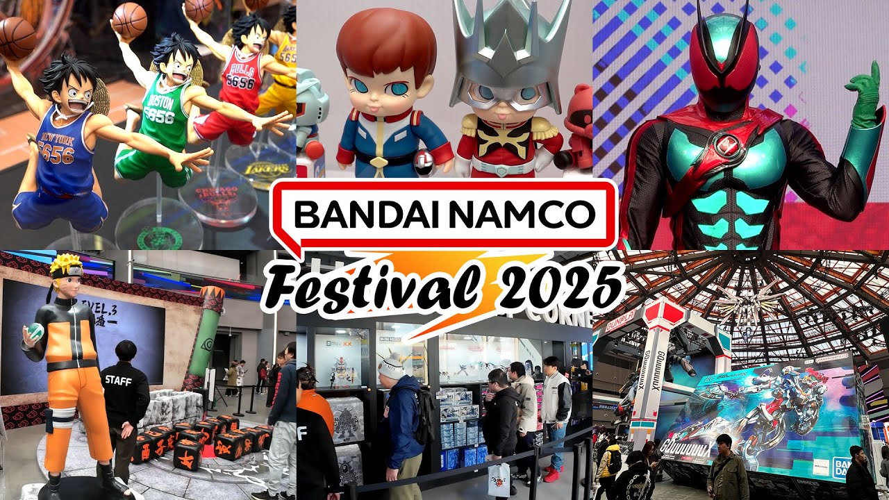 Bandai Namco Festival 2025 Shanghai Full Tour + Gundam Exhibit & Free Gift Reveal!