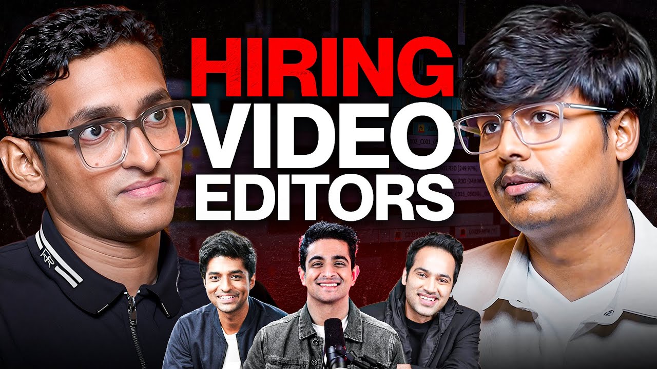 The TRUTH about Hiring Video Editors in India | Rohit Tarale| Masterclass Ep. 03