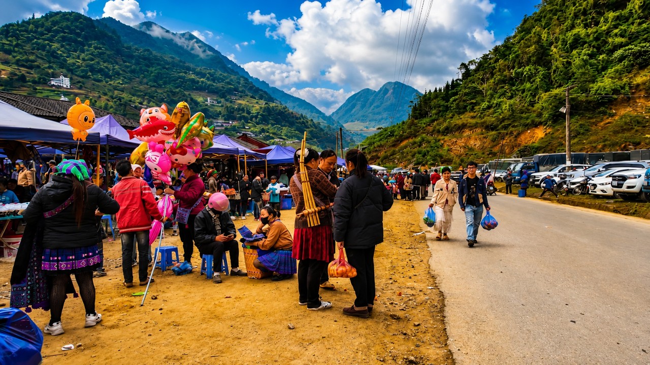 Unique Highlands Market 🇻🇳 | Northern Vietnam Near the China Border