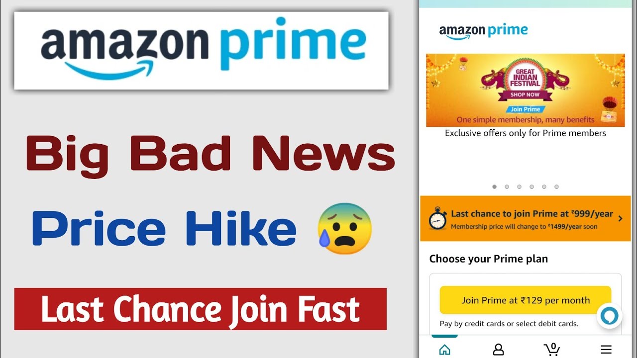 Amazon Prime Membership New Plan | Amazon Prime Price Hike | Amazon Prime Membership Benefits