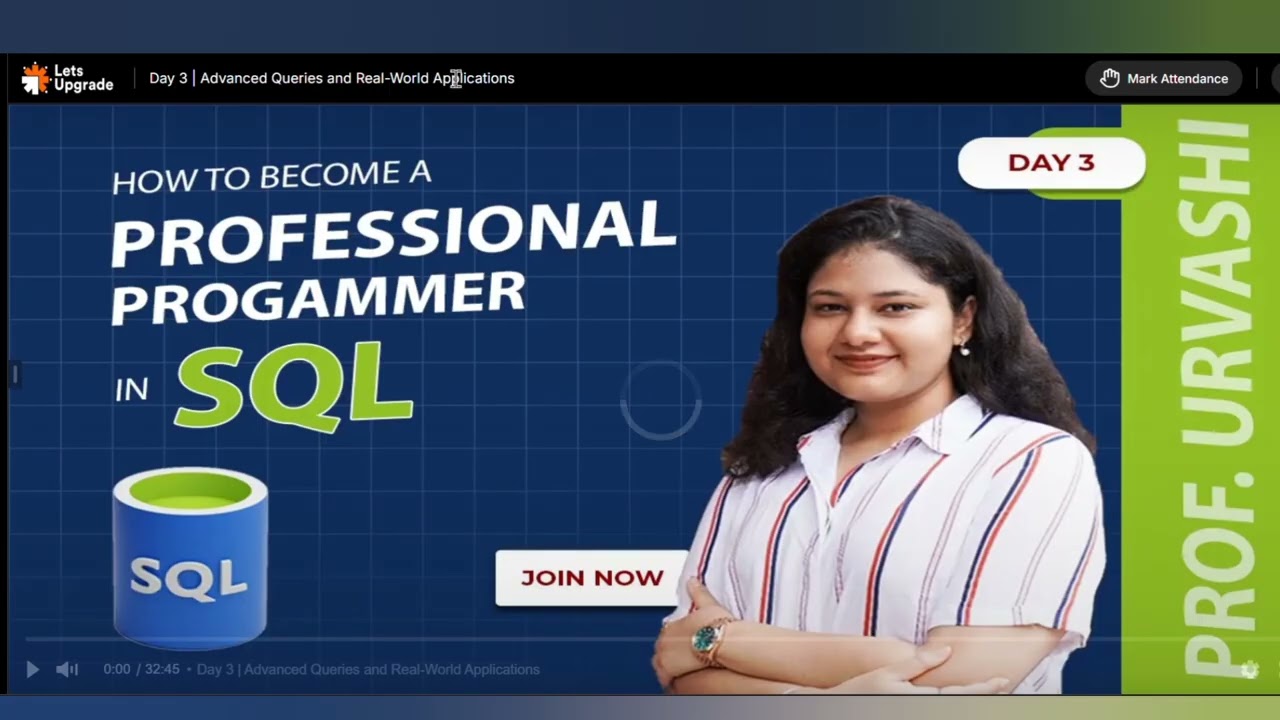 🔥 SQL Free 3-Day Bootcamp by LetsUpgrade | Best Data Science Course for Beginners 🚀