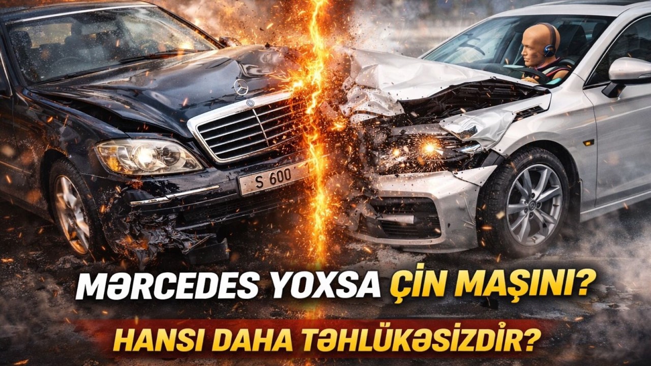 Köhnə Maşınlar Tank Idi? Müasir Maşınlar Niyə Əzilir?
