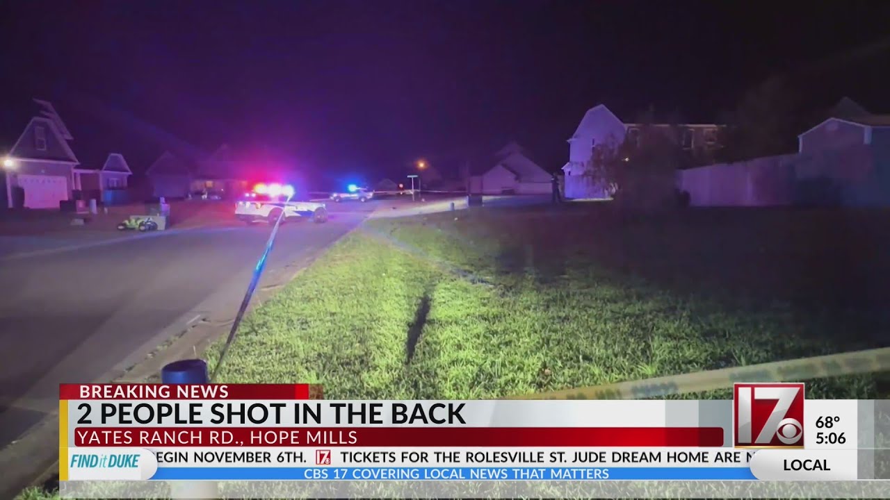 2 injured in shooting on Yates Ranch Road in Hope Mills, police say
