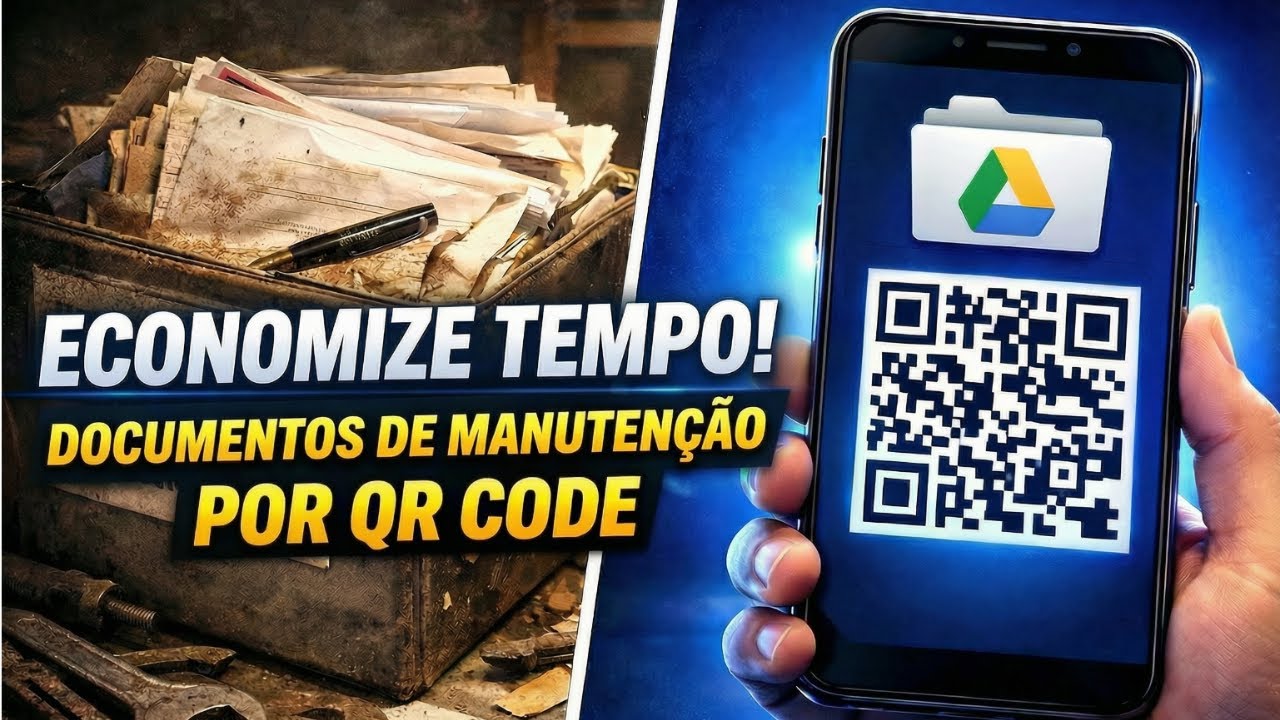 Pare de perder tempo procurando manuais! Use QR Codes na sua Manutenção