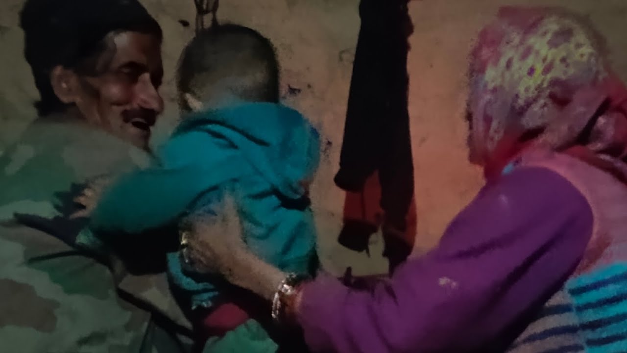 दादा दादी का प्यार अपने नाती के लिए ♥️🙏🌸
