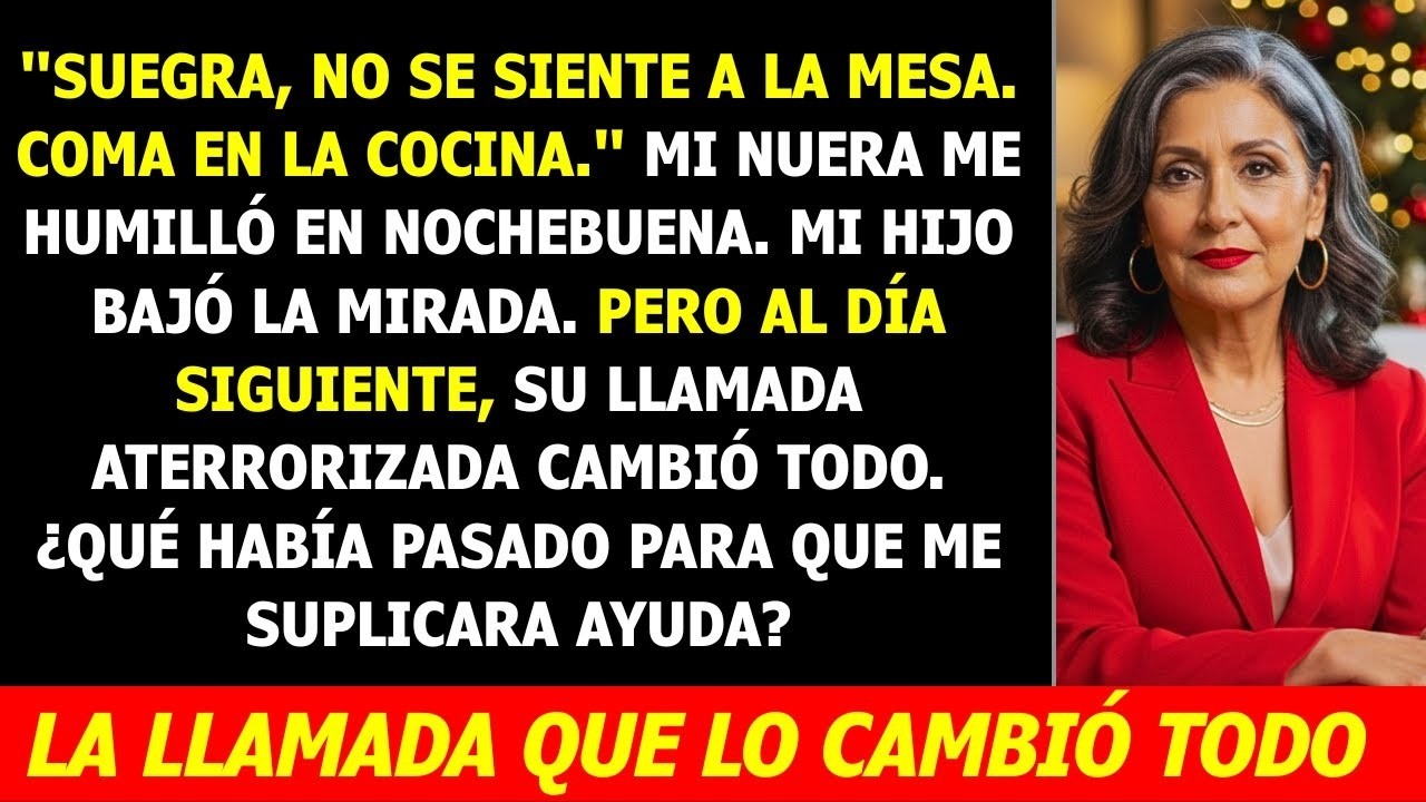 Nuera me Humilló en Nochebuena… Horas Después, mi Hijo me Dijo  'Mamá, Ella…