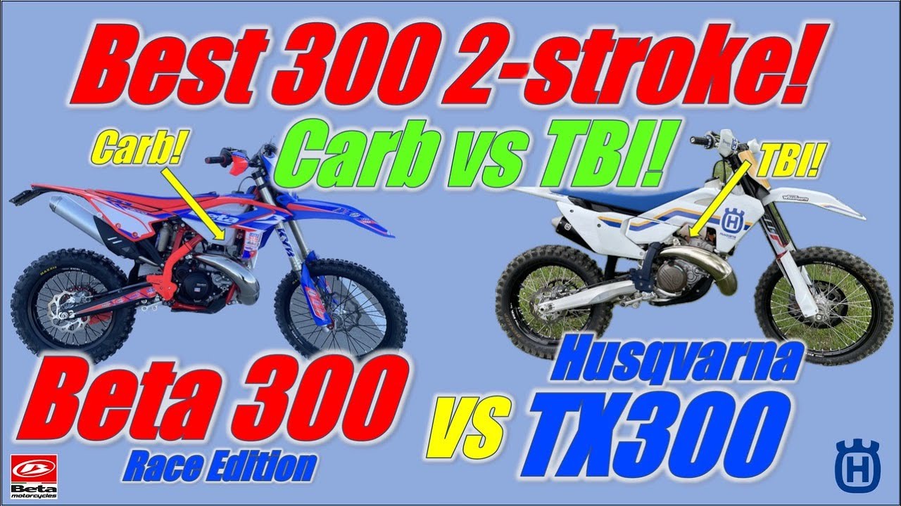 Лучший 2-тактный 300-кубовый! Карбюратор против впрыска топлива! Beta 300 Race Edition 2024 года ...