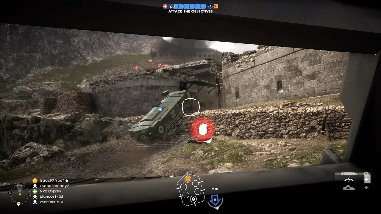 Battlefield 1: Assault TANK 51 KILL hardcore gameplay (No Commentary)