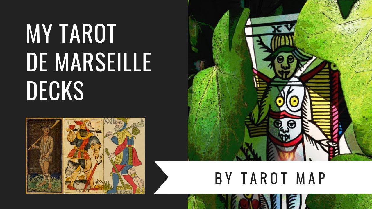 My Tarot de Marseille decks #tarotdemarseille #tarotmap