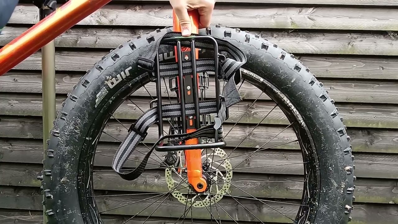 rockbros fork rack install bikepacking bike touring bike luggage kona wo fat bike #fatbike #rockbros