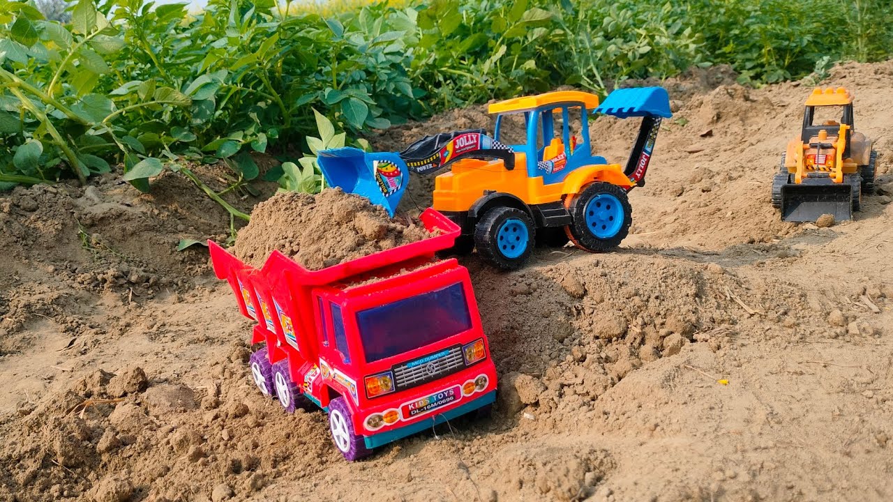 75 Day Hard Challange/Day 3/Mini Jcb Video/Mini Tracktor Toy Video/SR TOY