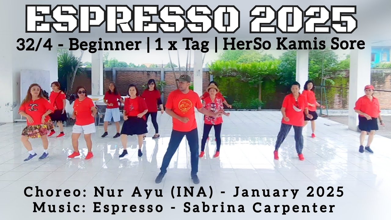 Espresso 2025 Line Dance | Beginner | @nurayu9433 (INA)