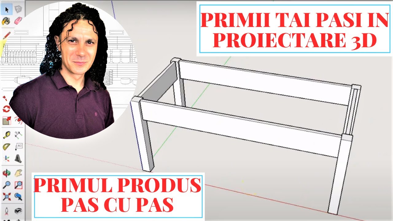 Tutorial  Incepatori 3D SketchUp Cum Sa Faci O Masa