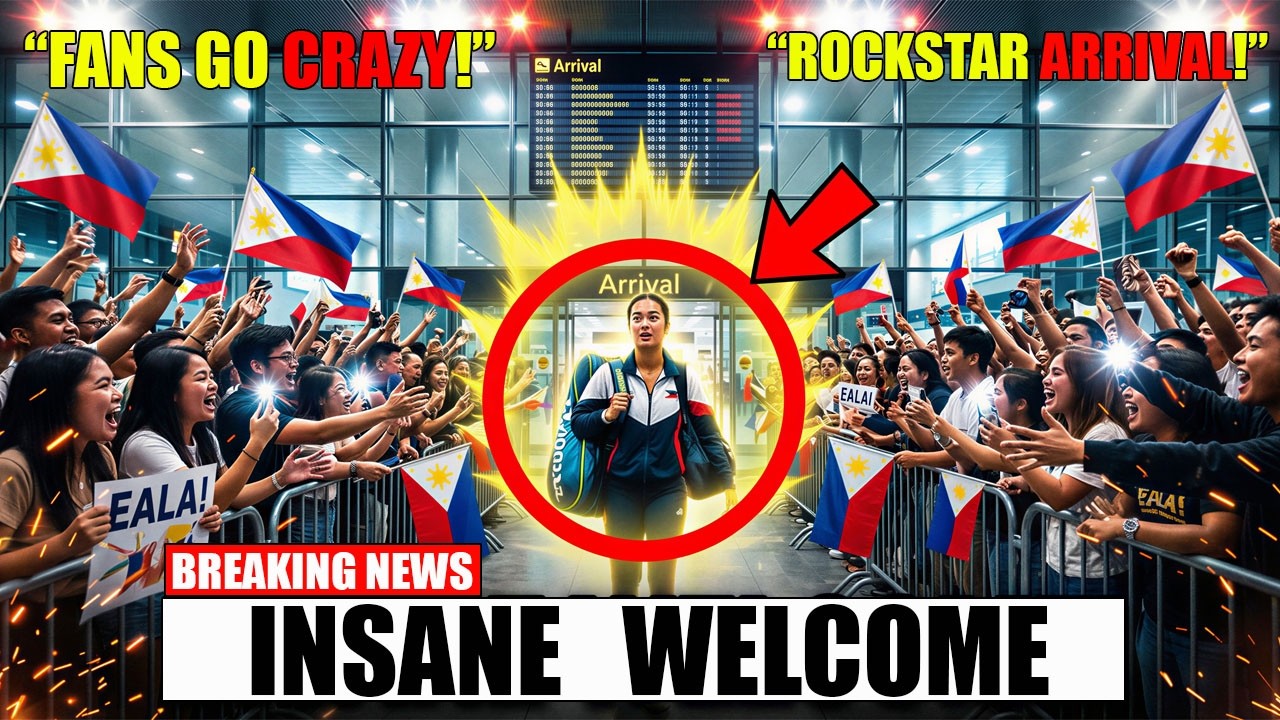 INSANE Airport Welcome!  Alexandra Eala Mobbed by Fans in Austria Before the Linz Open!