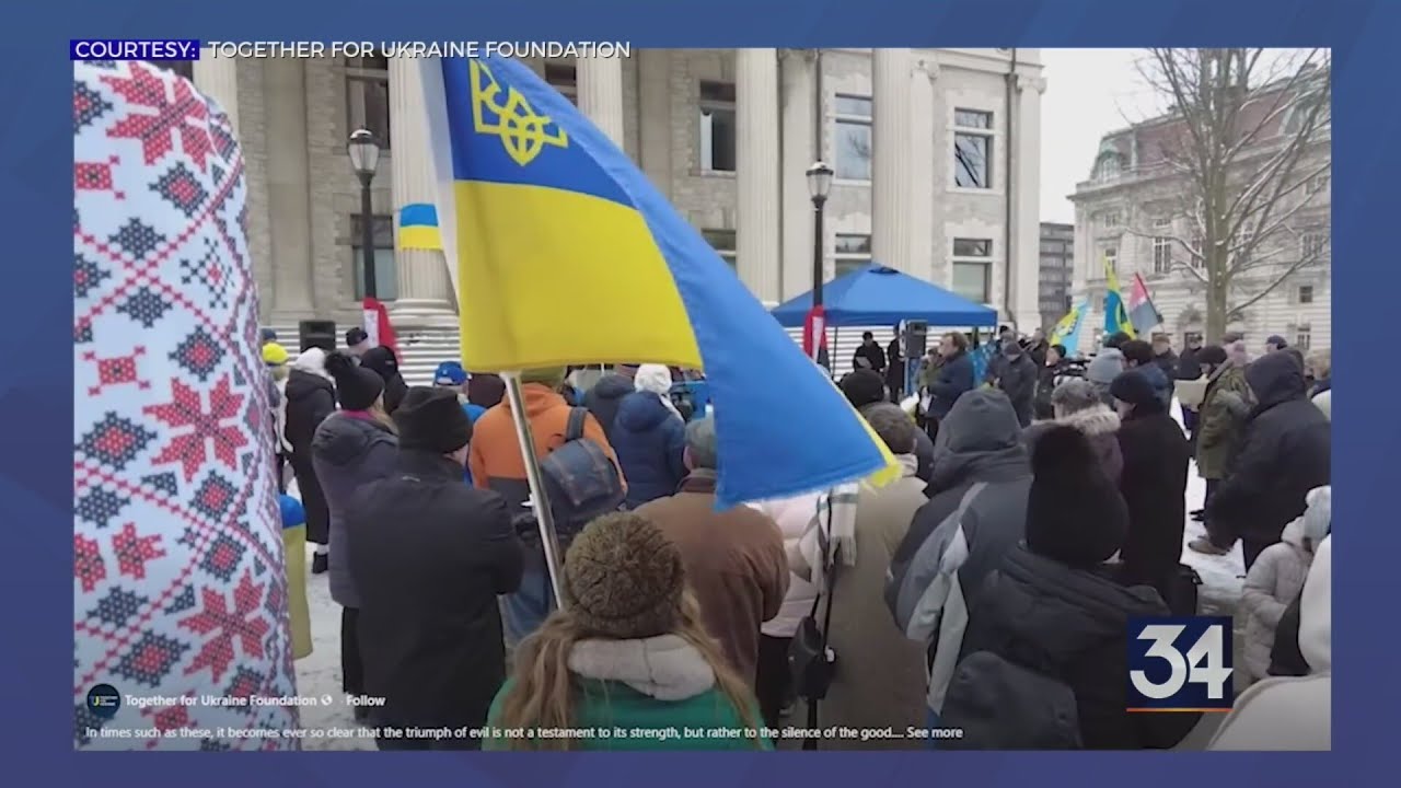 Ceremony to honor fourth year of war in Ukraine