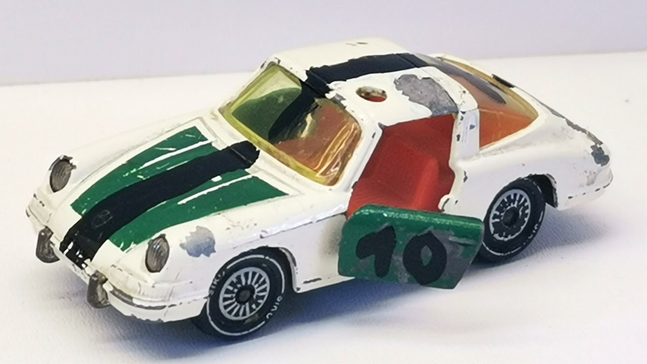 Реставрация Siku Porsche 911 №V234. Старая модель, игрушка из старины. Литая модель.