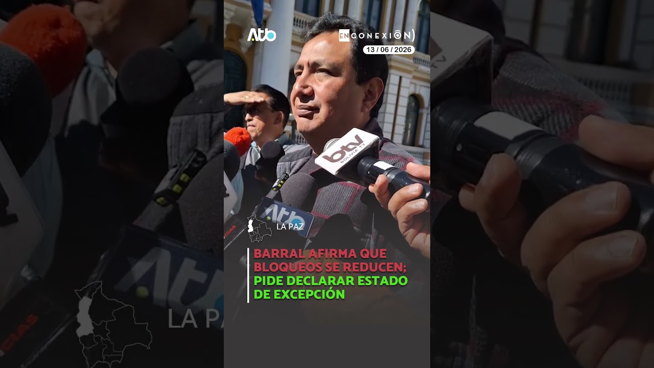 Barral afirma que bloqueos se reducen; pide declarar estado de excepci&oacute;n