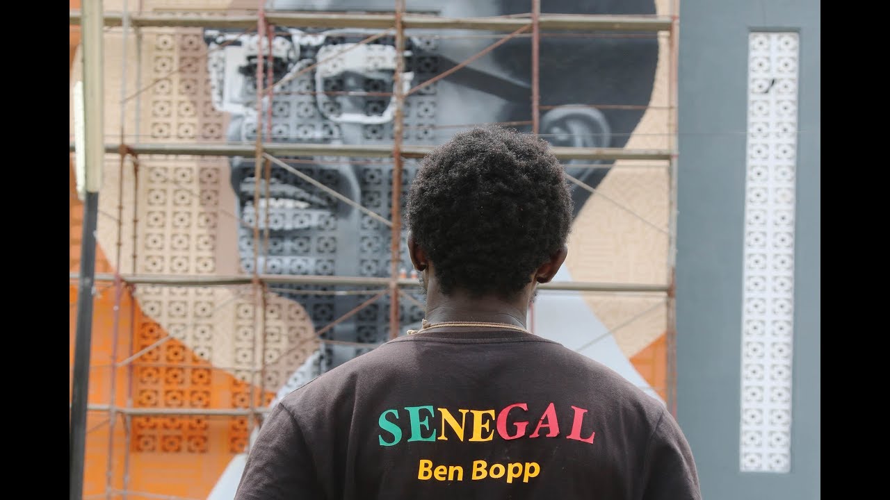 Graffitti de Cheikh Anta Diop à UCAD par ENA, RBS Crew et Kep'Art