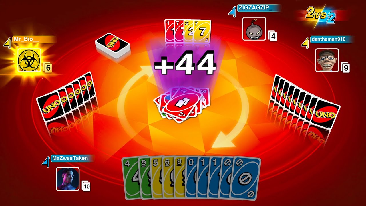 ExcelHD and Mr Bio Are The Worst Uno Team Ever
