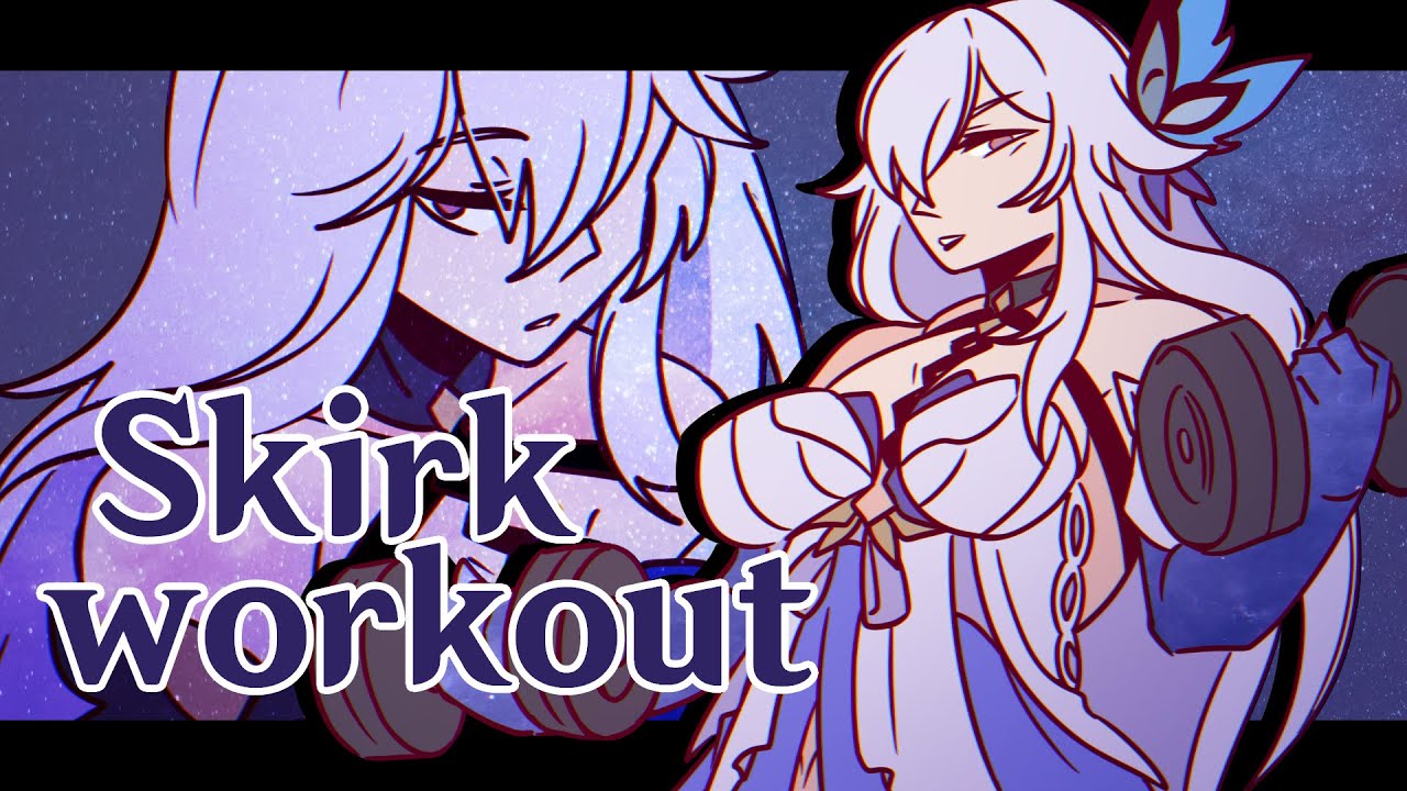 Skirk's workout [Genshin Impact animation]
