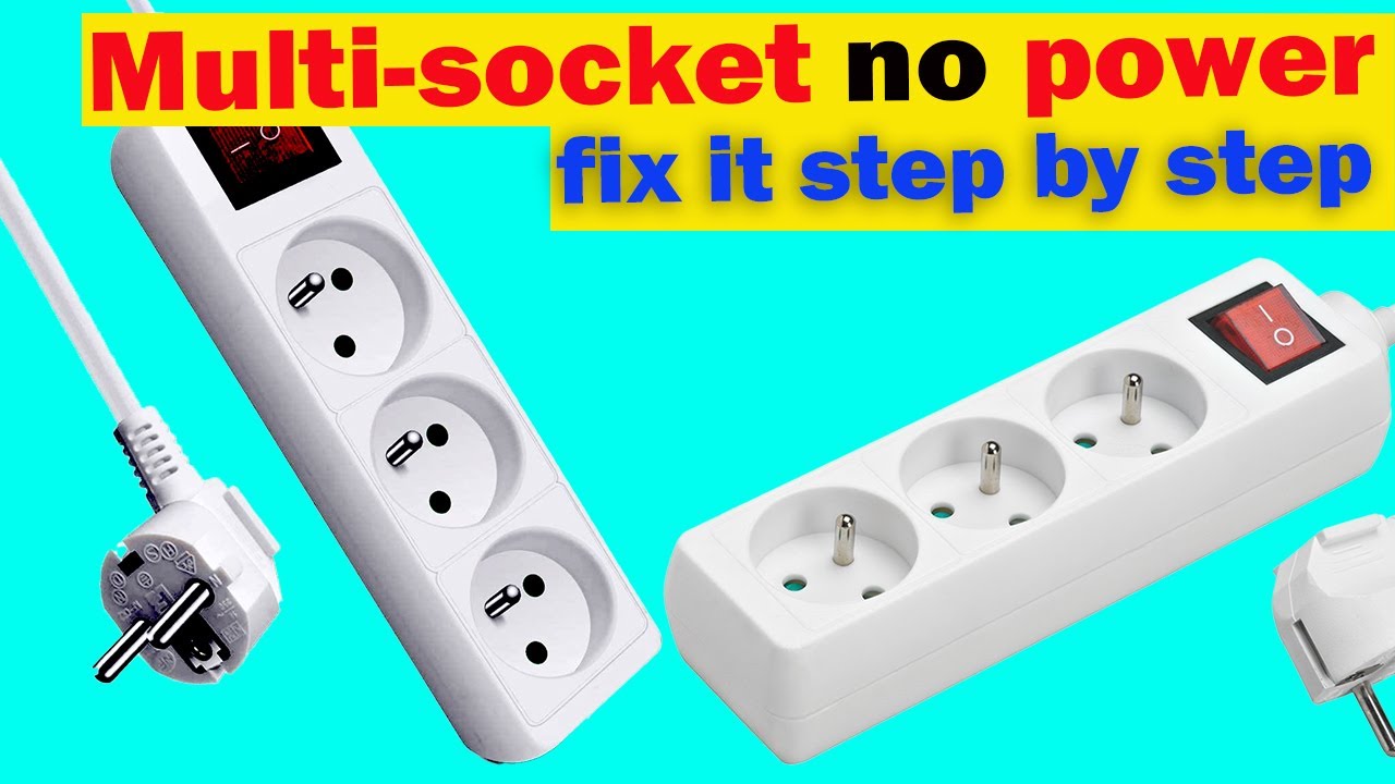 MULTI-SOCKET NO Power / Multiprise ne fonctionne pas / Ho to fix It