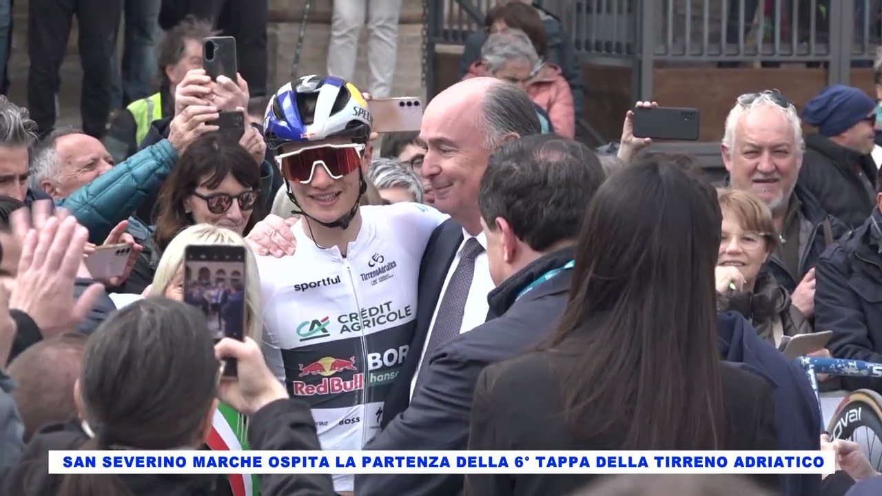La Tirreno Adriatico a San Severino Marche