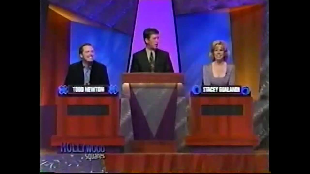 Hollywood Squares (November 22, 2001) with Todd Newton and Sharon Gualandi