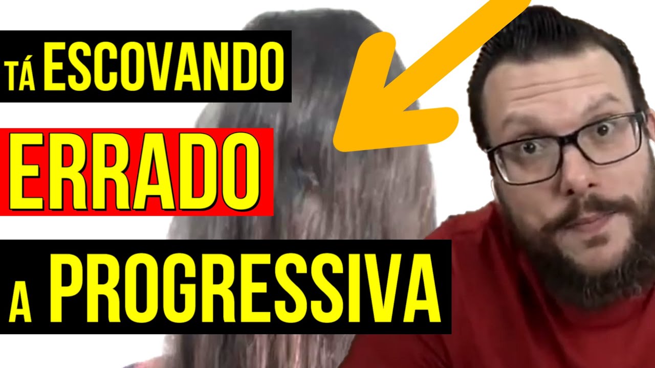 TÁ ESCOVANDO ERRADO A PROGRESSIVA - É POR ISSO QUE O CABELO DA SUA CLIENTE NÃO ALISA.