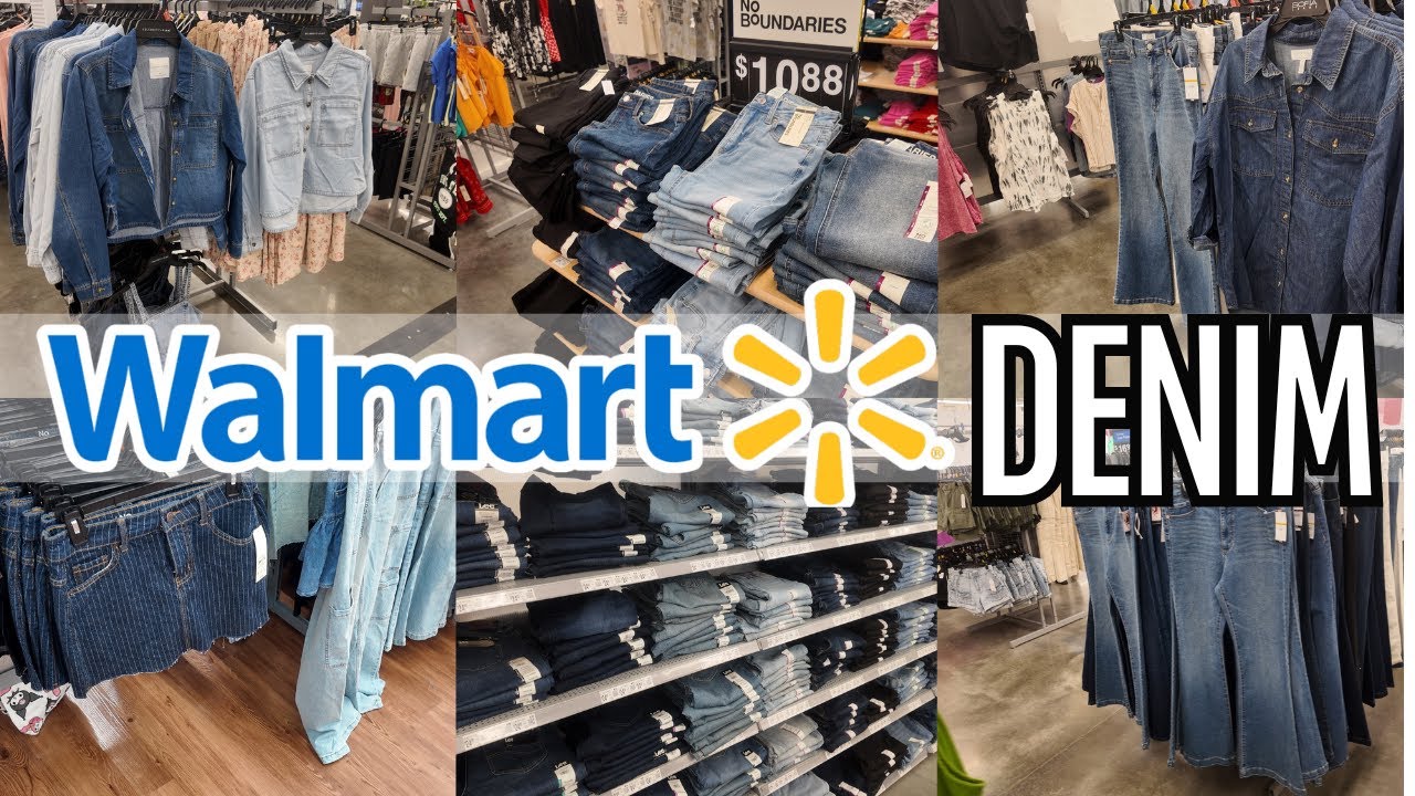 WALMART SHOP WITH ME  | WALMART DENIM 2025