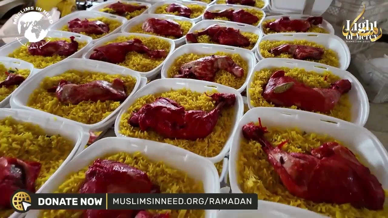 The Syrians are Receiving their Iftar Meals Everyday - Afghanistan Deployment | Muslims in Need