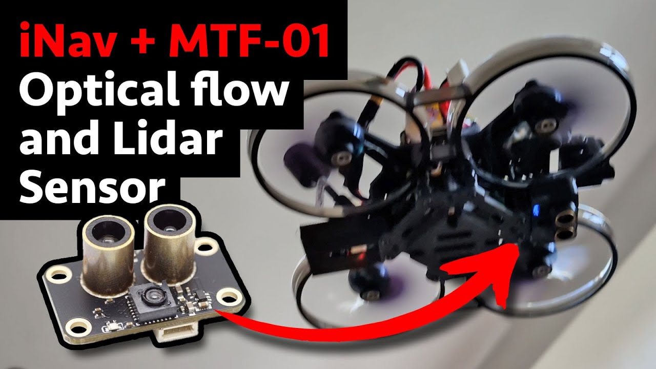 Optic Flow & Lidar Sensor  — MTF-01 — For INAV8 To Make Drones Hover And Fly Indoors Better