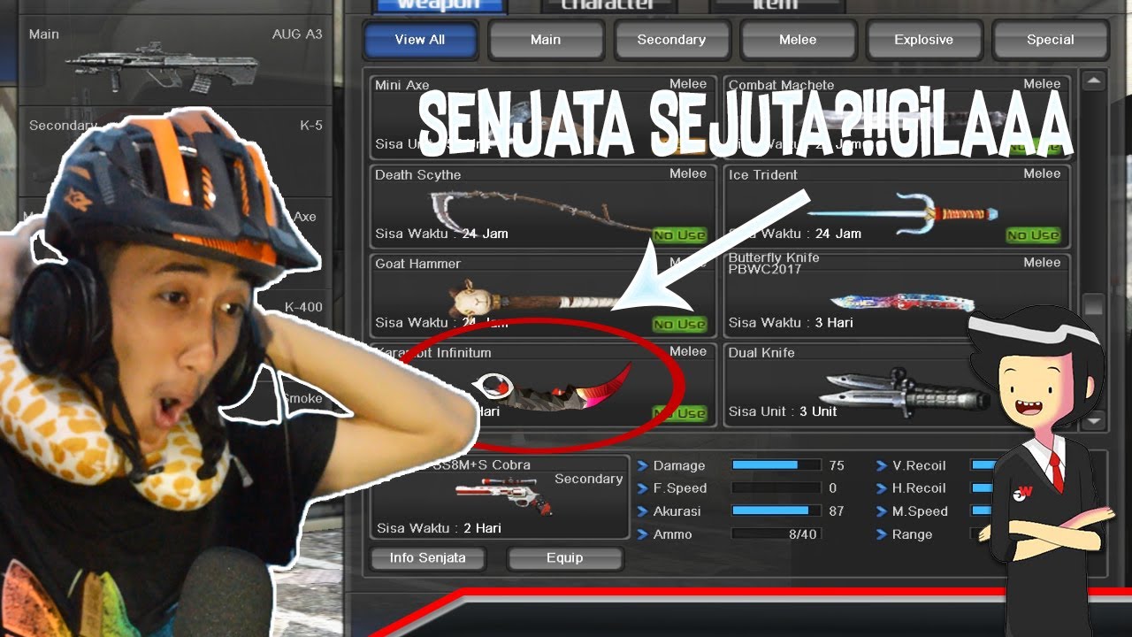 Dapet senjata harga SEJUTA DARI GACHA?!! HOKI PARAH MEN - Point Blank Indonesia