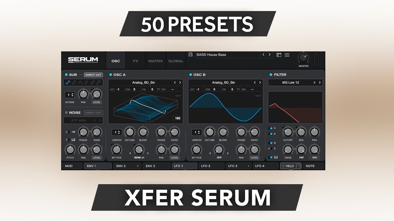 XFER SERUM ♫ 50 Custom Sounds ► HOLLYWOOD SOUNDSET