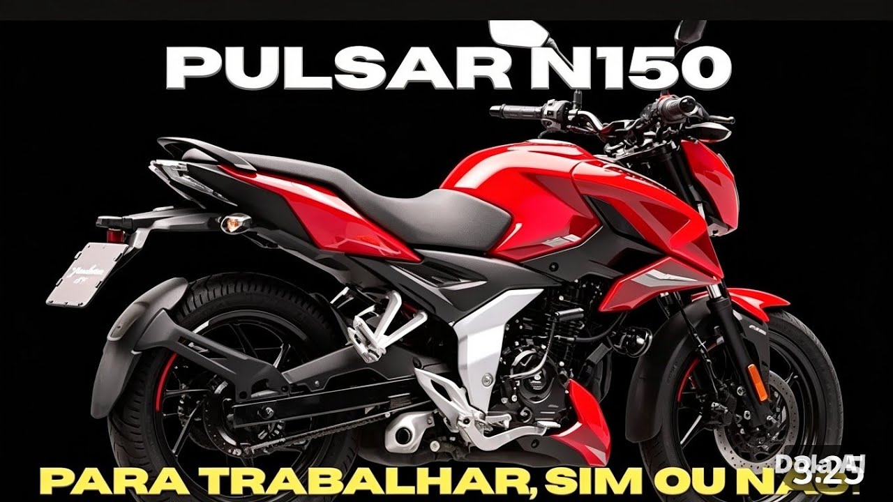 BAJAJ PULSAR N150 PARA TRABALHAR, SERVE OU NÃO!