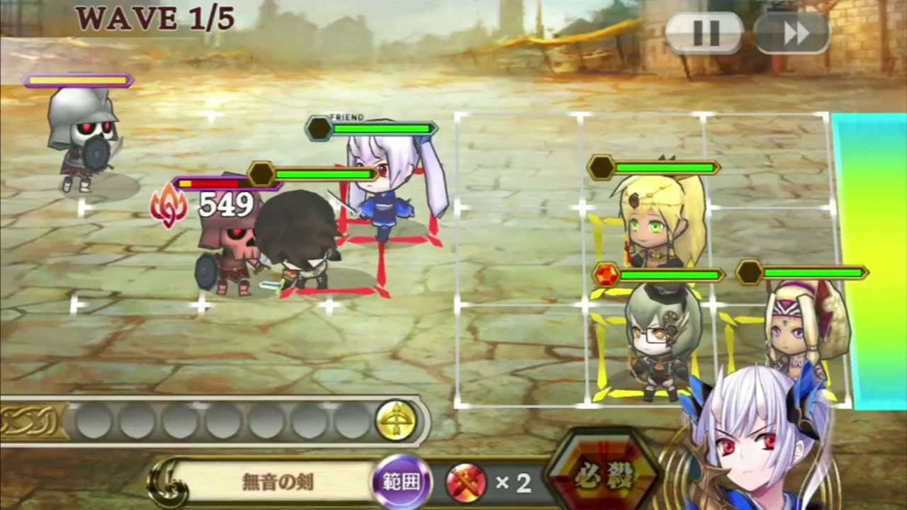 Chain Chronicle JRPG Mini Tactics Gameplay HD