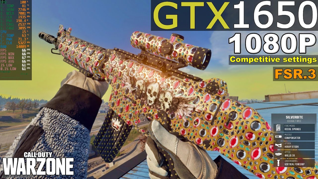 WARZONE  | GTX 1650 4GB | 1080P | Season 4