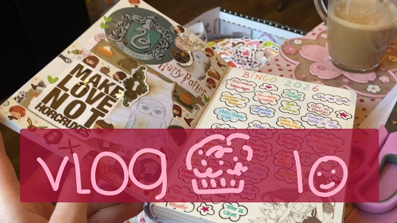 [VLOG 2026]#10 Journaling, cuisine & livres 🍽️ #vloglife