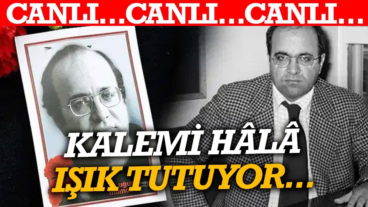 #CANLI Kalpaksız Kuvvacı Uğur Mumcu'yu katledilişinin 33'üncü yılında anıyoruz...