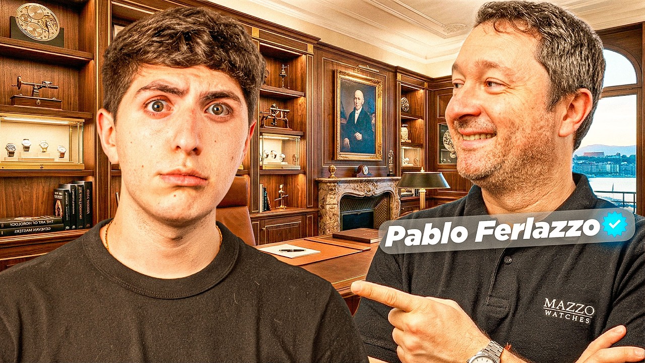 CONOC&Iacute; al RELOJERO NUMERO 1 de ARGENTINA | Pablo Ferlazzo