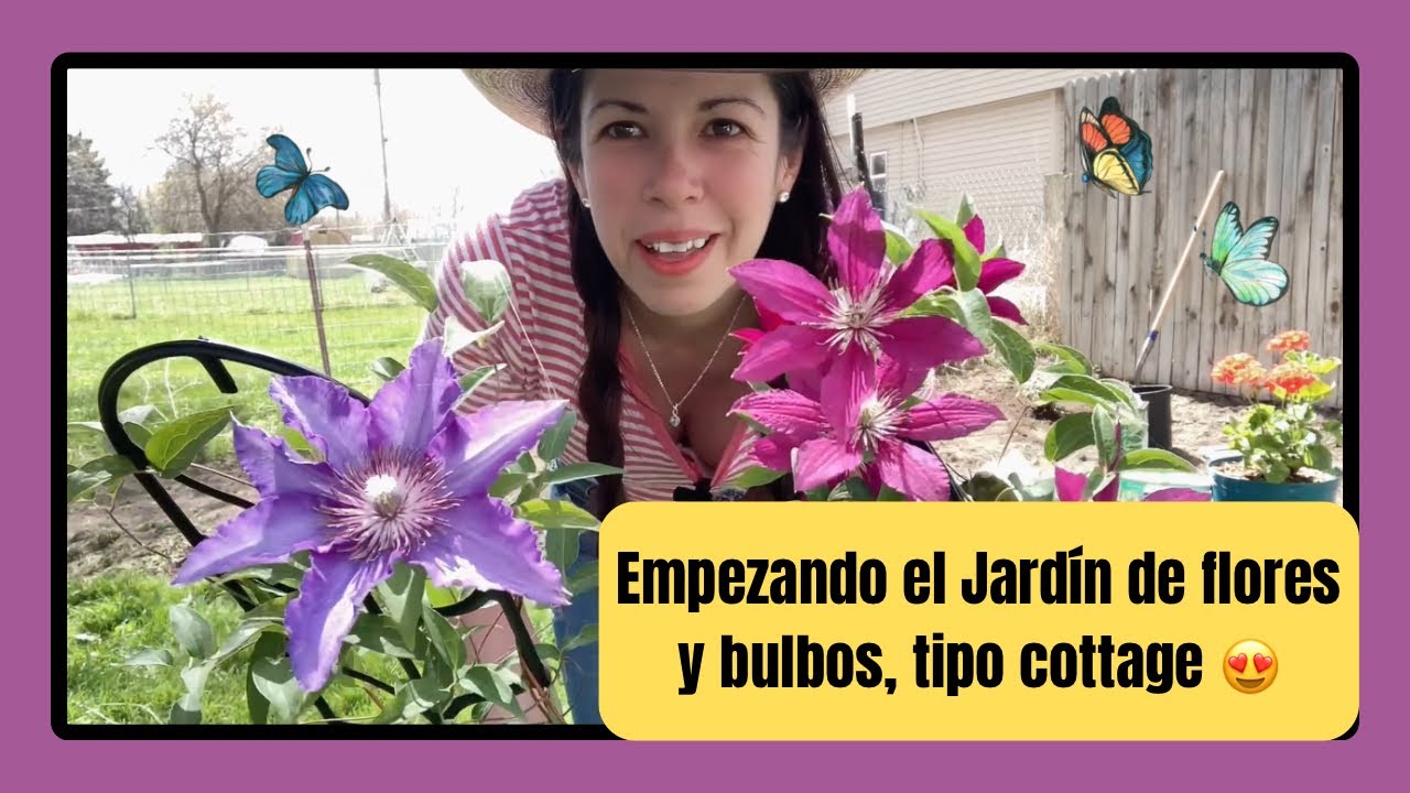 Empezando un jardín de flores y bulbos!! ❤️😍🍄🪴 jardín tipo cottage! Estoy emocionada