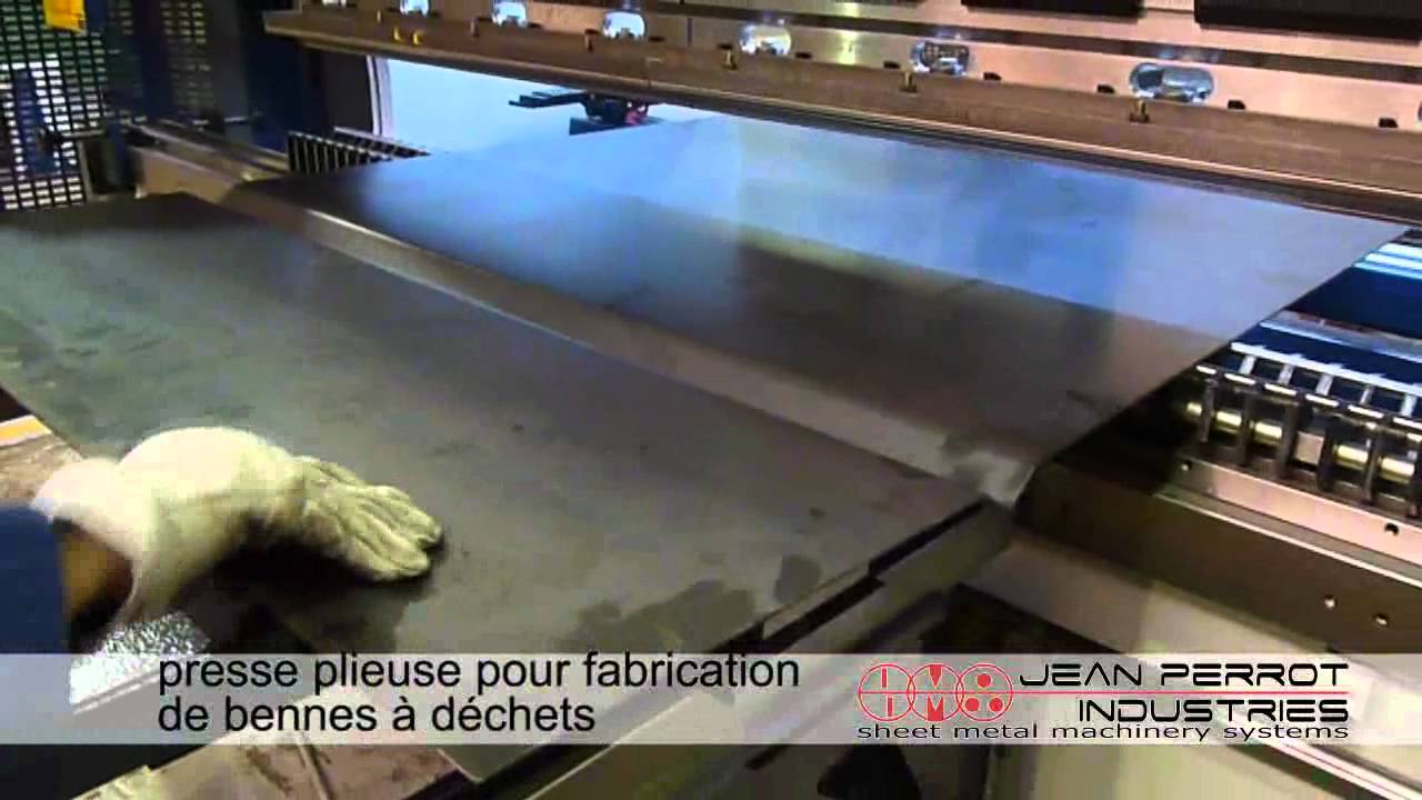 Presse plieuse APHS Compact : Fabrication de tôles nervurées - Bennes