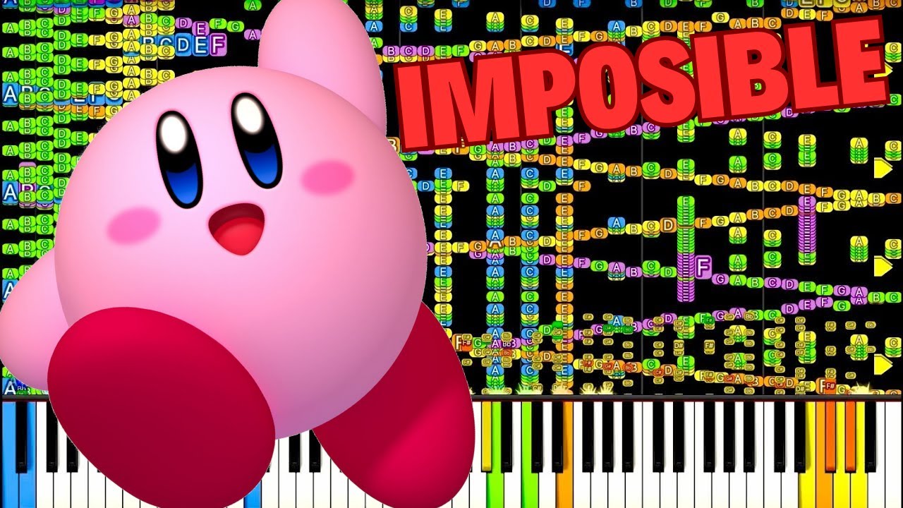 Kirby – Gourmet Race | IMPOSSIBLE Piano Tutorial 🎹🍓💨