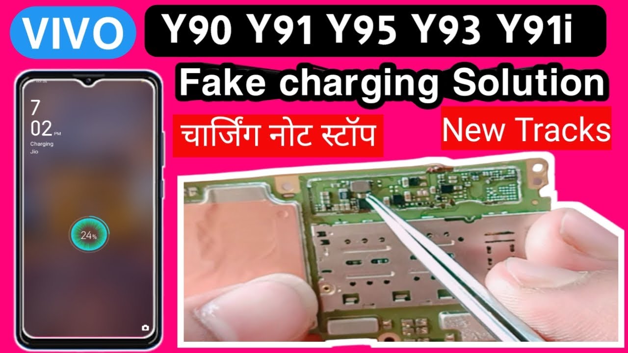 Vivo Y90 Charging Stock Problem / Vivo Y91 Y95 Y93 Y91i Fake Charging Solution , Fake Charging solve